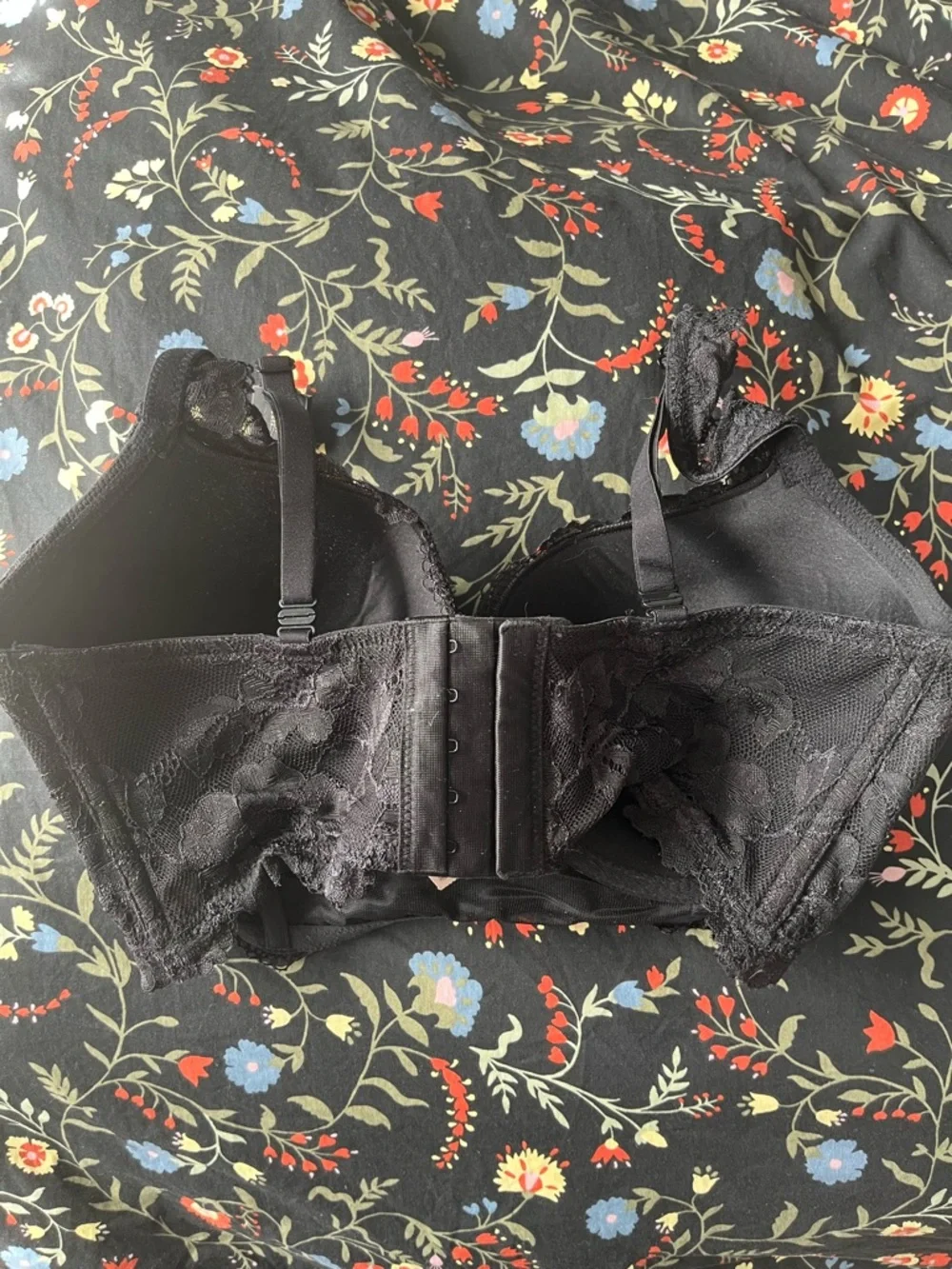 Black Lace Longline bustier - Picture 2 of 2